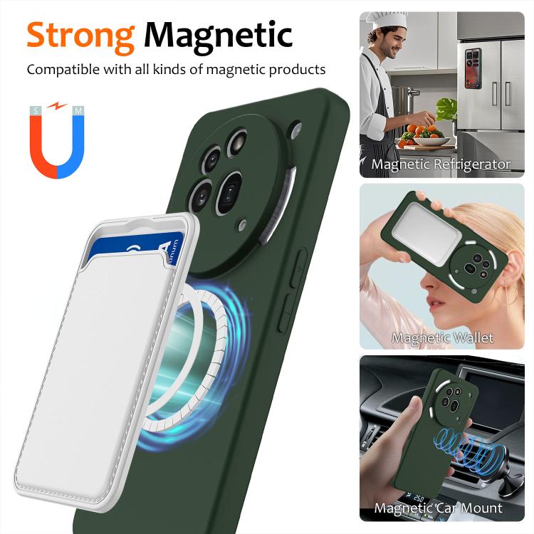 For Nothing Phone 3a Pro Shockproof Silicone Magsafe Phone Case