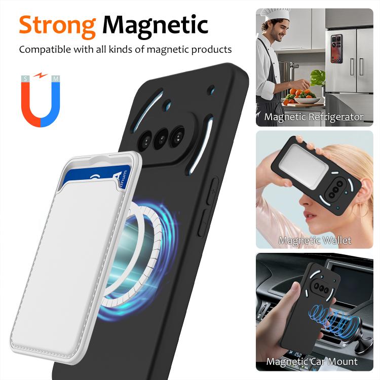 For Nothing Phone 3a Shockproof Silicone Magsafe Phone Case