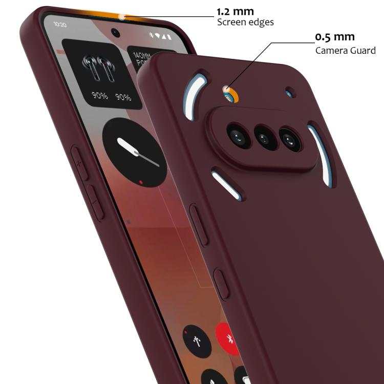 For Nothing Phone 3a Shockproof Silicone Magsafe Phone Case