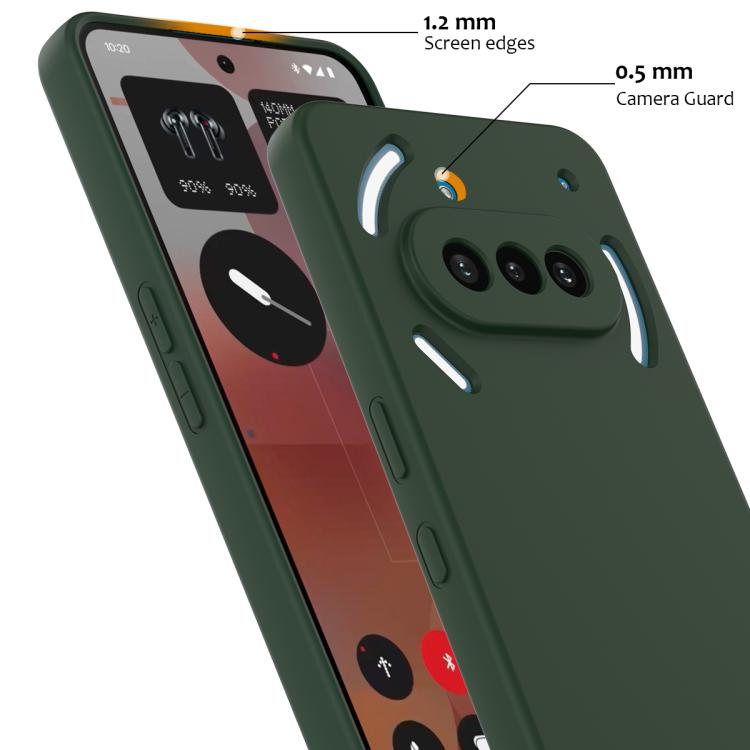 For Nothing Phone 3a Shockproof Silicone Magsafe Phone Case
