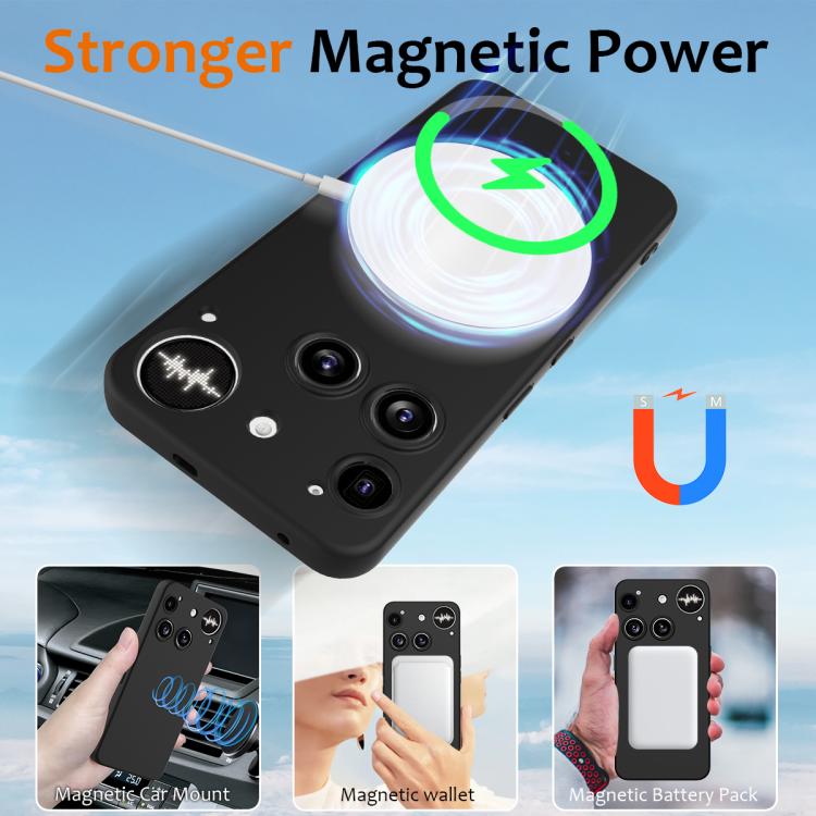 For Nothing Phone 3 Shockproof Silicone Magsafe Phone Case