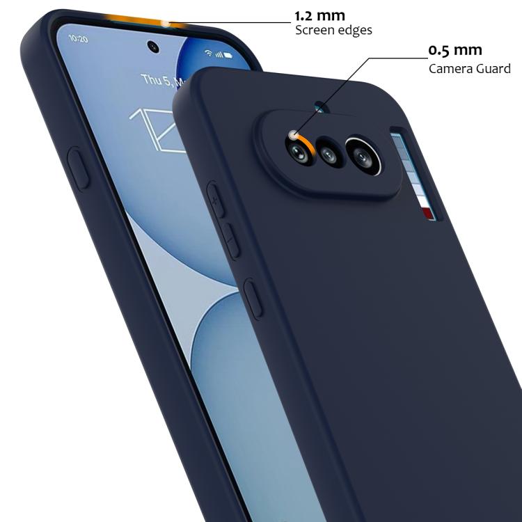 For Nothing Phone 4a Shockproof Silicone Magsafe Phone Case