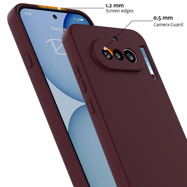 For Nothing Phone 4a Shockproof Silicone Magsafe Phone Case