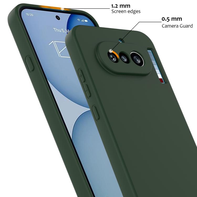 For Nothing Phone 4a Shockproof Silicone Magsafe Phone Case