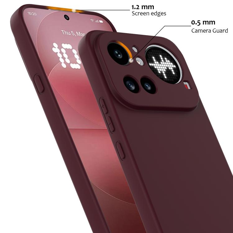 For Nothing Phone 4a Pro Shockproof Silicone Magsafe Phone Case