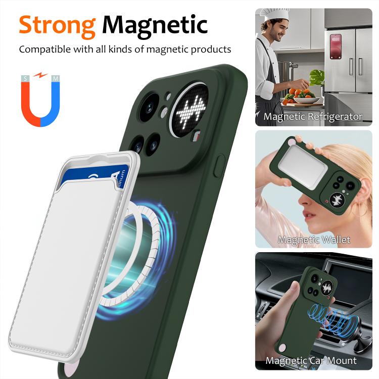 For Nothing Phone 4a Pro Shockproof Silicone Magsafe Phone Case