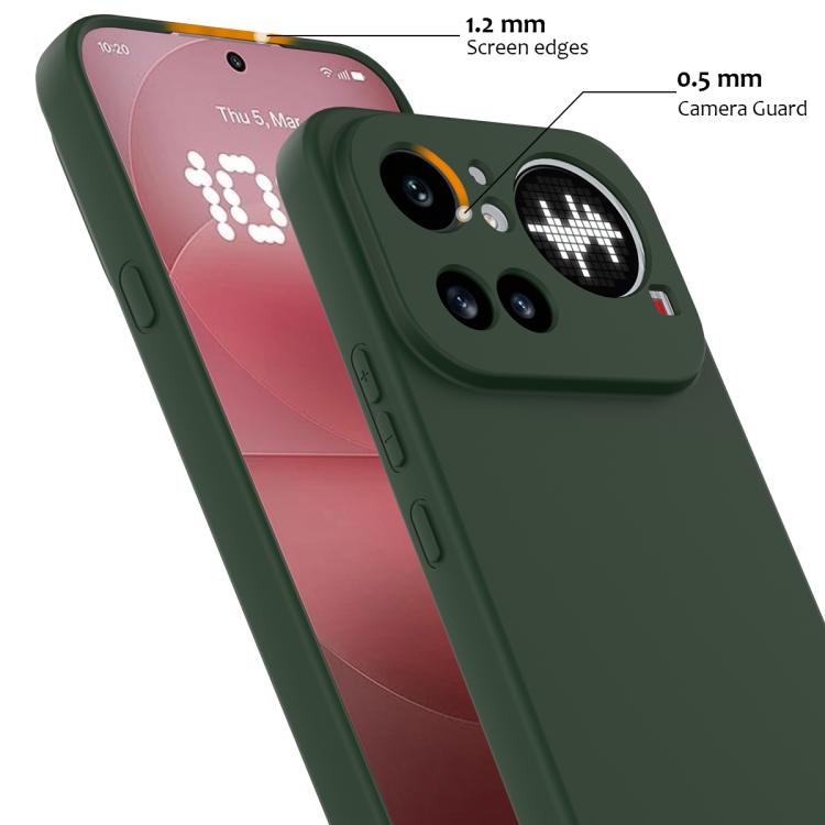 For Nothing Phone 4a Pro Shockproof Silicone Magsafe Phone Case
