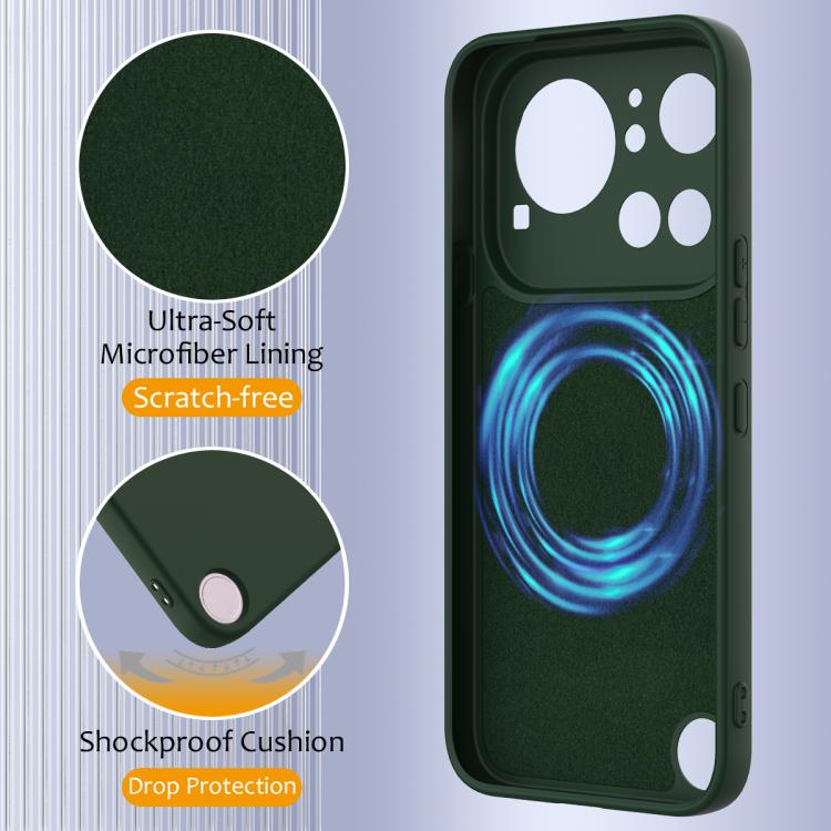 For Nothing Phone 4a Pro Shockproof Silicone Magsafe Phone Case