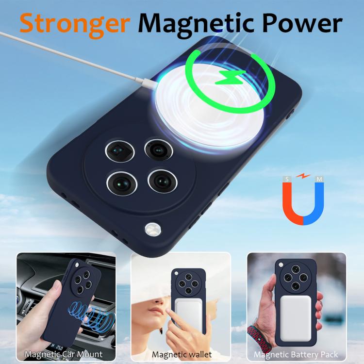For OPPO Find X8 Shockproof Silicone Magsafe Phone Case