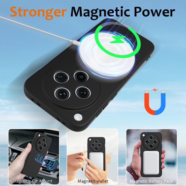 For OPPO Find X8 Shockproof Silicone Magsafe Phone Case