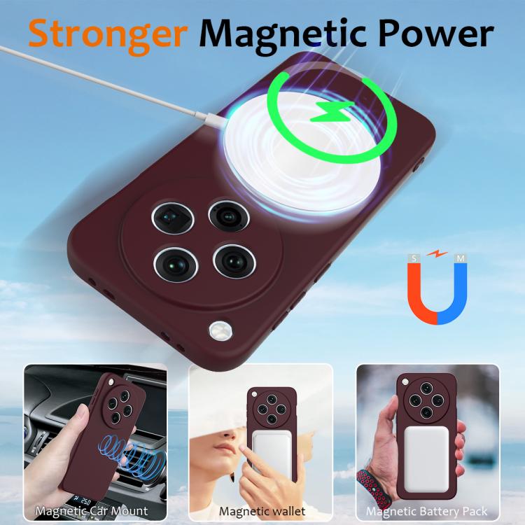 For OPPO Find X8 Shockproof Silicone Magsafe Phone Case