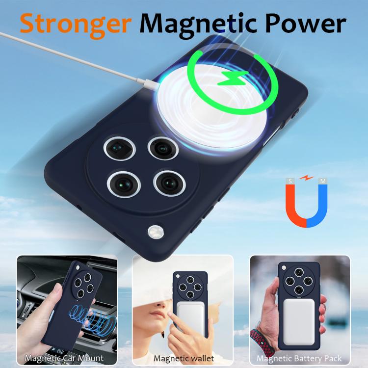 For OPPO Find X8 Pro Shockproof Silicone Magsafe Phone Case