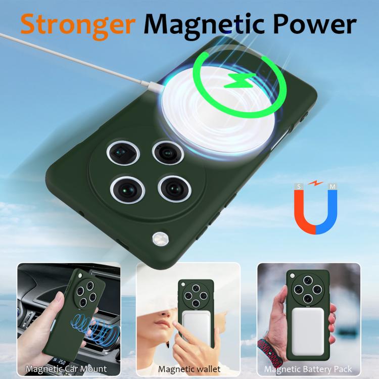For OPPO Find X8 Pro Shockproof Silicone Magsafe Phone Case