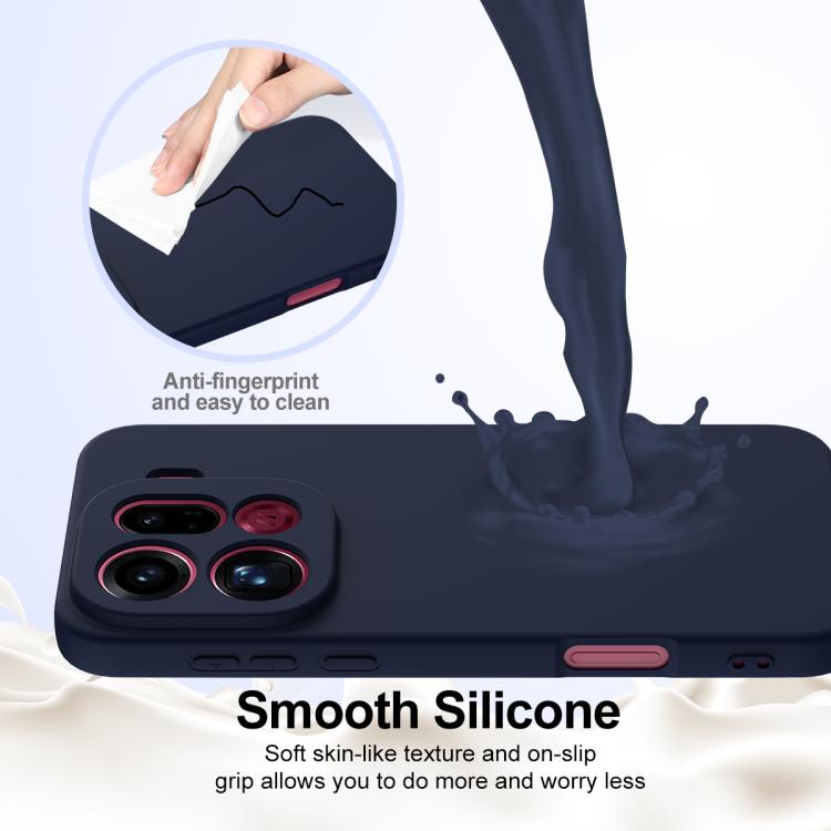 For OPPO Find X9 Pro Shockproof Silicone Magsafe Phone Case
