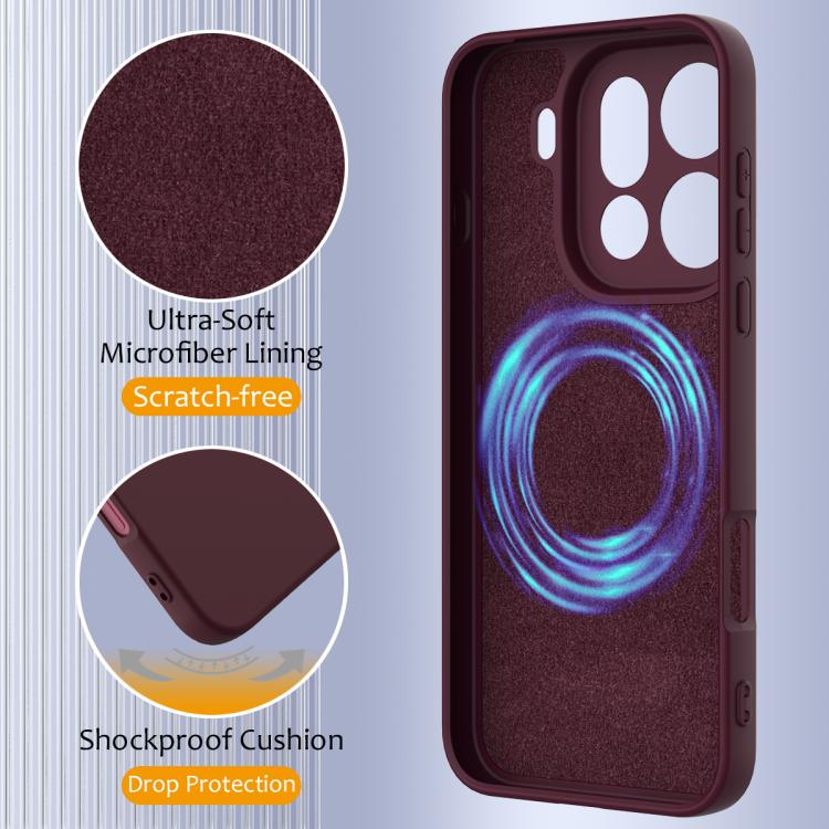 For OPPO Find X9 Pro Shockproof Silicone Magsafe Phone Case