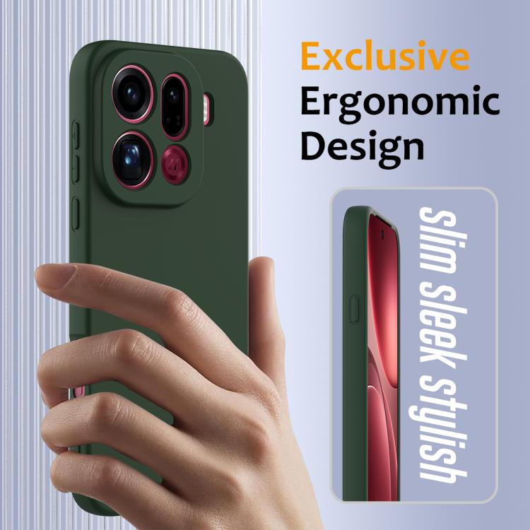 For OPPO Find X9 Pro Shockproof Silicone Magsafe Phone Case