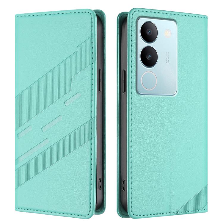 For vivo S17 / V29 5G Global Embossed Multi-functional Wallet Retro Leather Phone Case