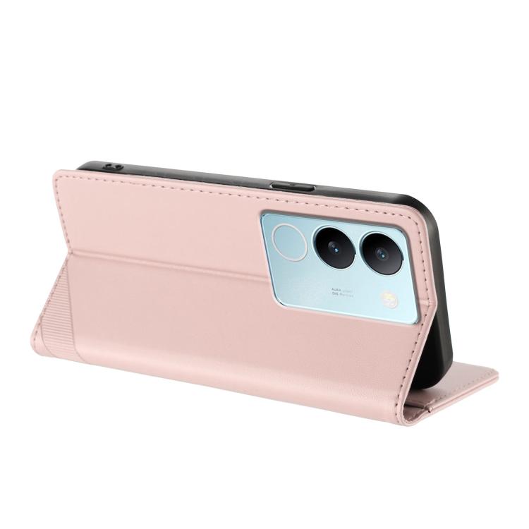 For vivo S17 / V29 5G Global Embossed Multi-functional Wallet Retro Leather Phone Case