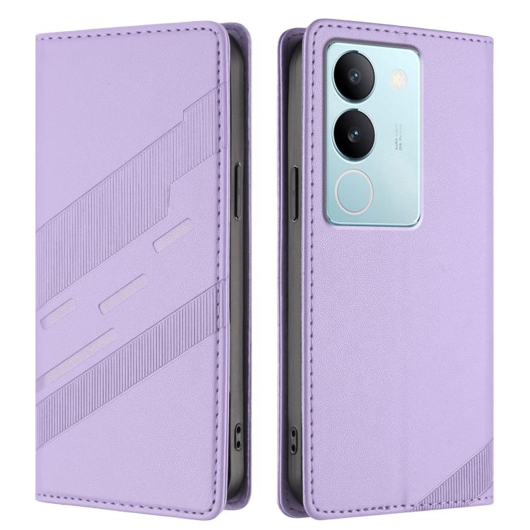 For vivo S17 / V29 5G Global Embossed Multi-functional Wallet Retro Leather Phone Case