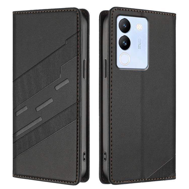 For vivo V29e 5G / Y200 5G Global Embossed Multi-functional Wallet Retro Leather Phone Case