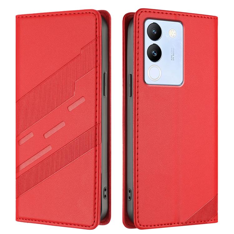 For vivo V29e 5G / Y200 5G Global Embossed Multi-functional Wallet Retro Leather Phone Case