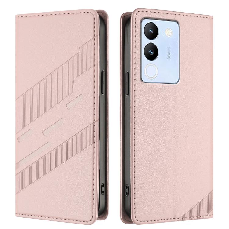 For vivo V29e 5G / Y200 5G Global Embossed Multi-functional Wallet Retro Leather Phone Case