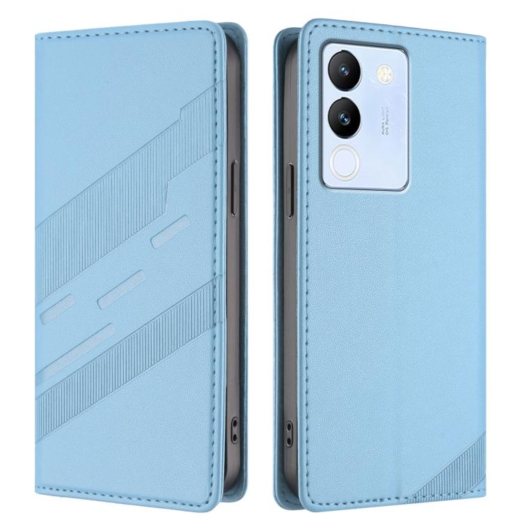 For vivo V29e 5G / Y200 5G Global Embossed Multi-functional Wallet Retro Leather Phone Case