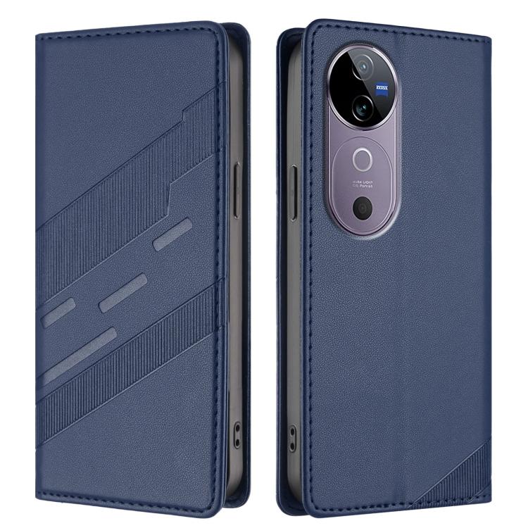 For vivo V40 5G Global Embossed Multi-functional Wallet Retro Leather Phone Case