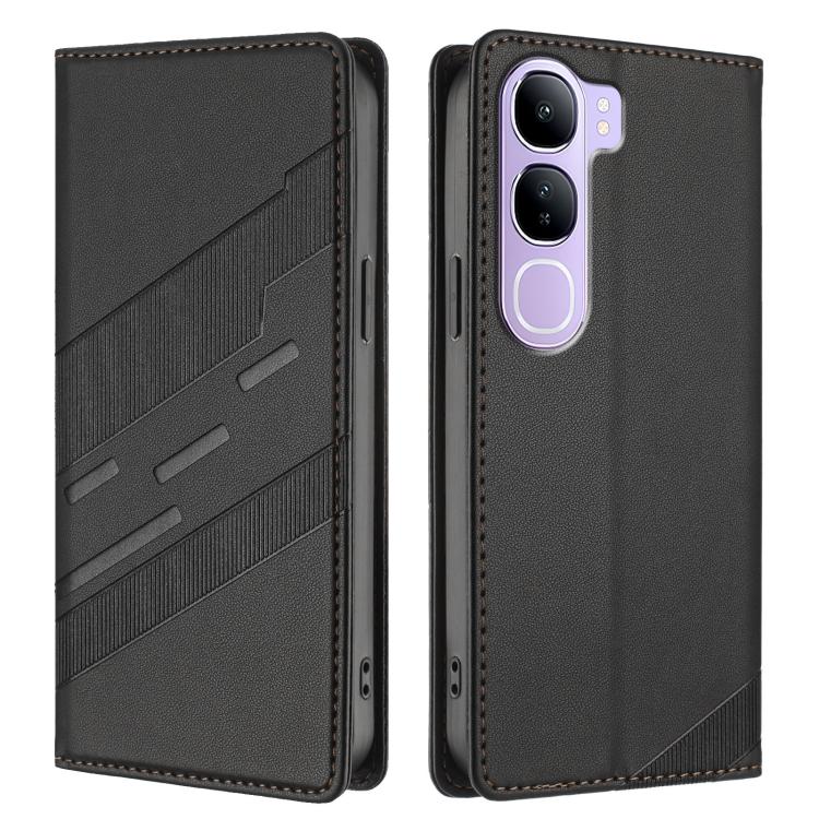 For vivo V40 Lite 5G Global Embossed Multi-functional Wallet Retro Leather Phone Case
