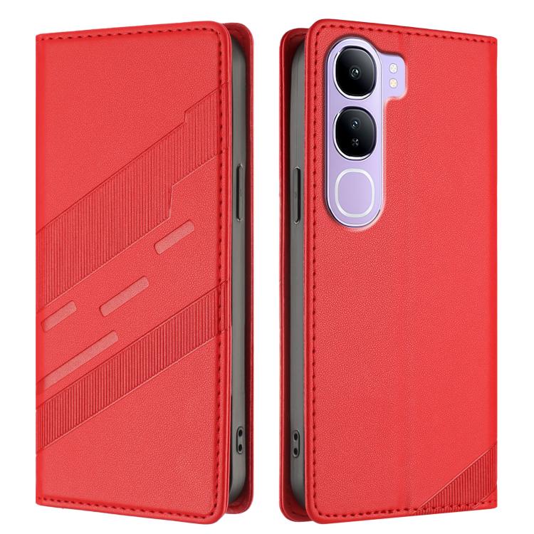 For vivo V40 Lite 5G Global Embossed Multi-functional Wallet Retro Leather Phone Case