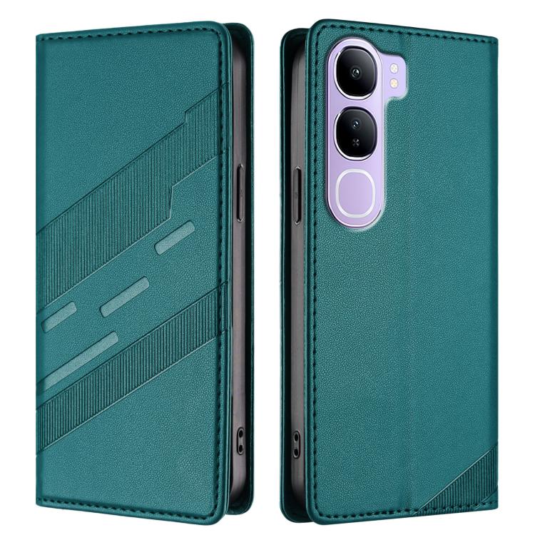 For vivo V40 Lite 5G Global Embossed Multi-functional Wallet Retro Leather Phone Case