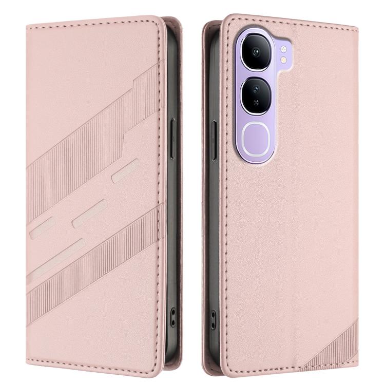 For vivo V40 Lite 5G Global Embossed Multi-functional Wallet Retro Leather Phone Case
