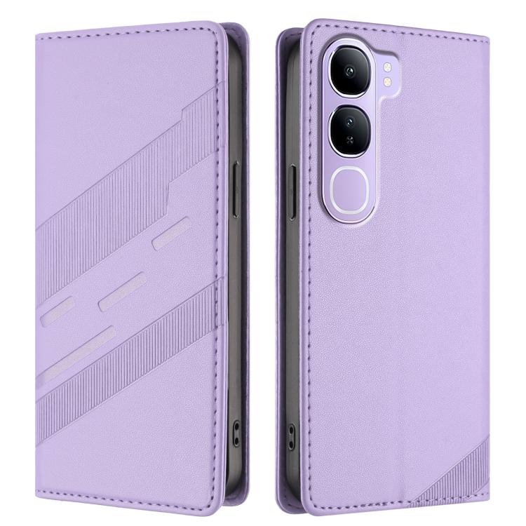 For vivo V40 Lite 5G Global Embossed Multi-functional Wallet Retro Leather Phone Case