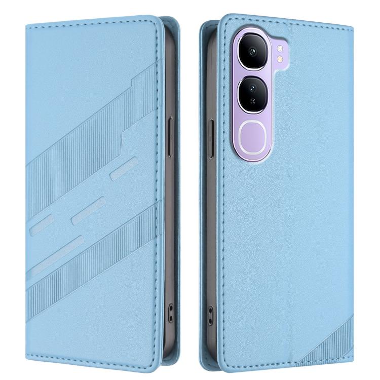 For vivo V40 Lite 5G Global Embossed Multi-functional Wallet Retro Leather Phone Case