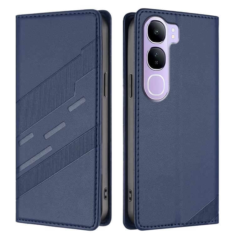 For vivo V40 Lite 5G Global Embossed Multi-functional Wallet Retro Leather Phone Case
