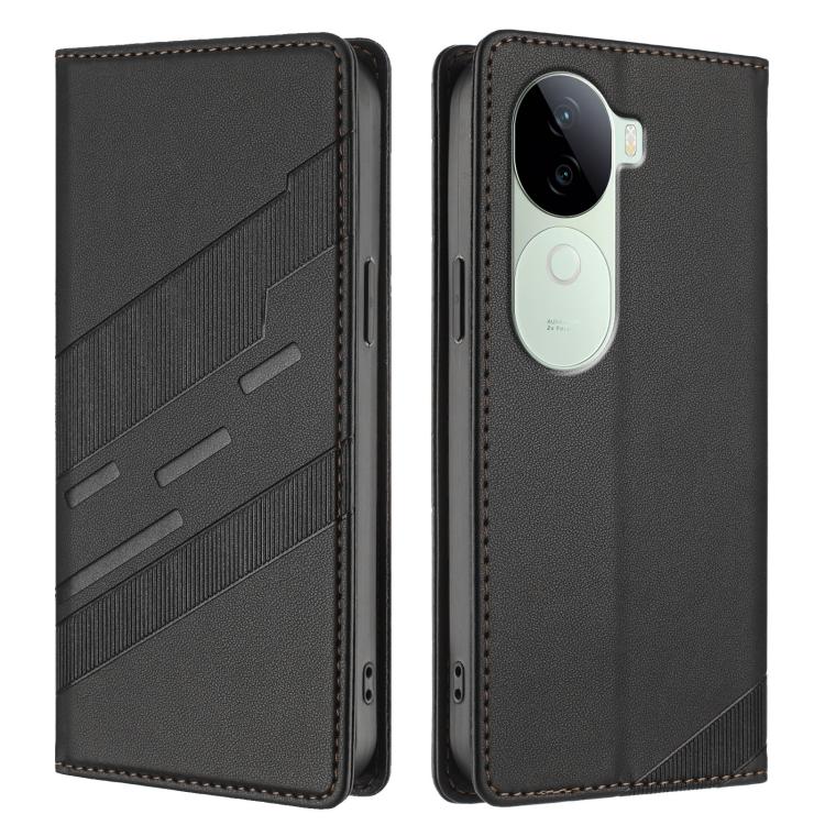 For vivo V40e 5G India / iQOO Z9s 5G Embossed Multi-functional Wallet Retro Leather Phone Case