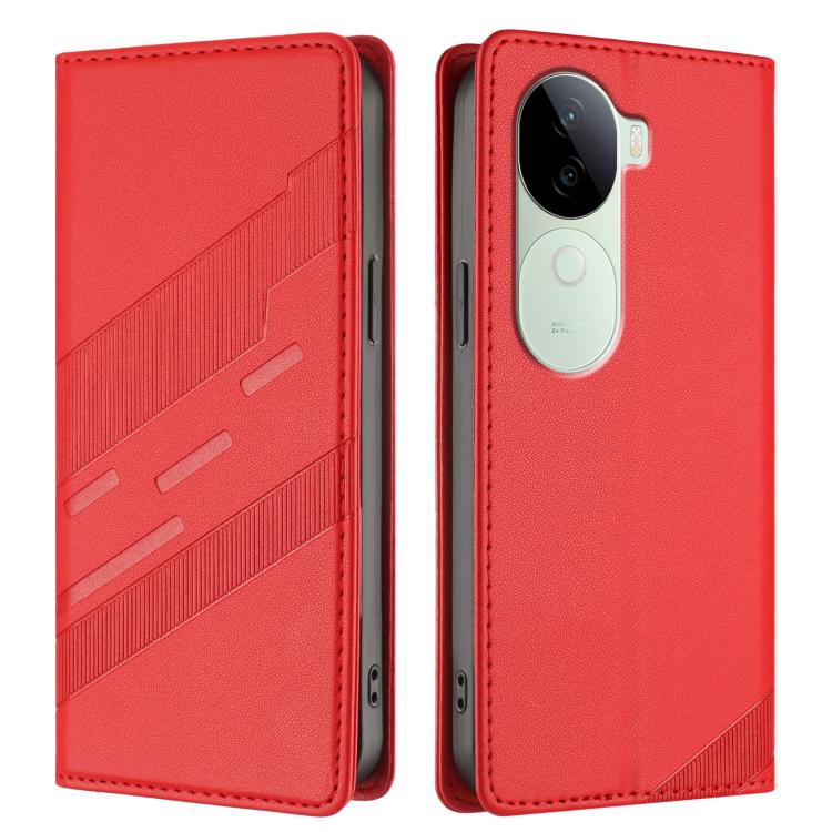For vivo V40e 5G India / iQOO Z9s 5G Embossed Multi-functional Wallet Retro Leather Phone Case