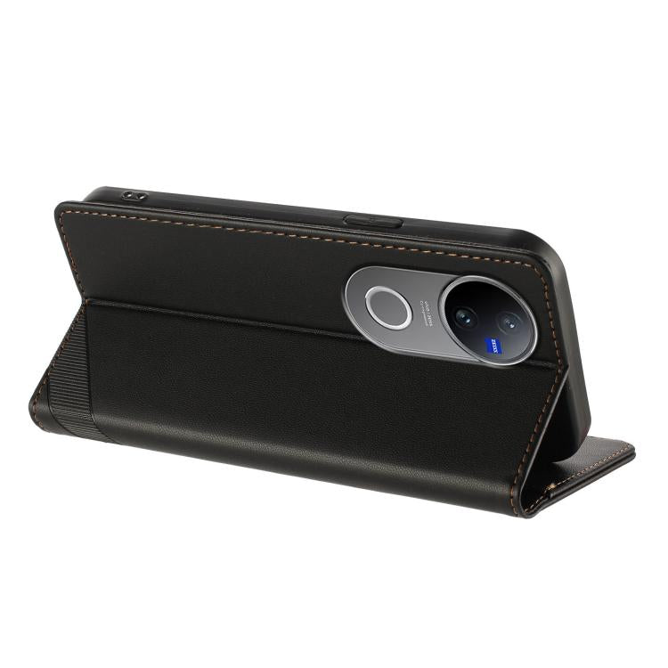 For vivo V50 5G Global Embossed Multi-functional Wallet Retro Leather Phone Case