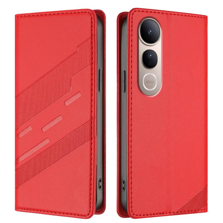 For vivo V50 Lite 5G Embossed Multi-functional Wallet Retro Leather Phone Case