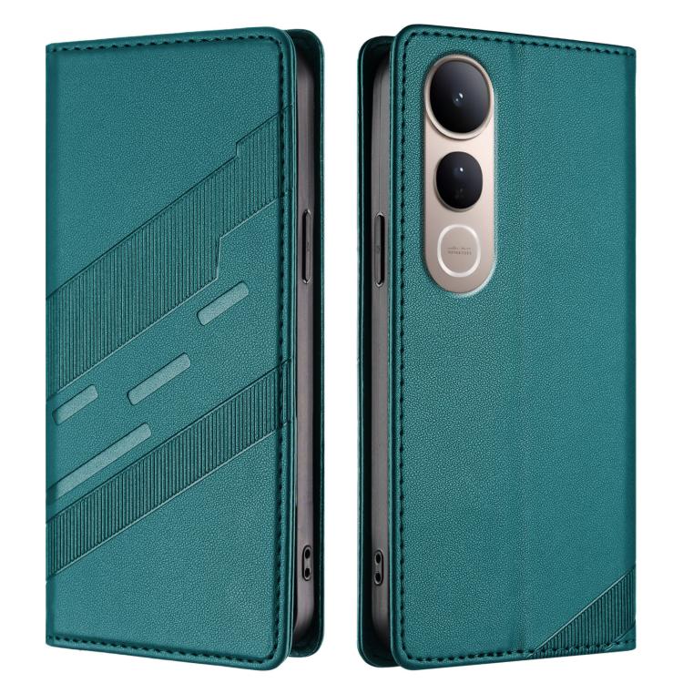For vivo V50 Lite 5G Embossed Multi-functional Wallet Retro Leather Phone Case