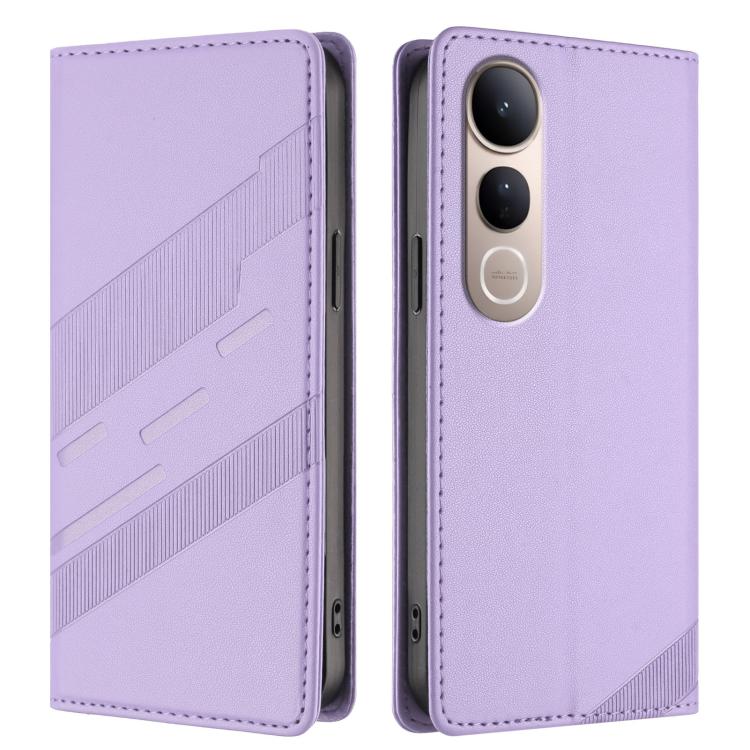 For vivo V50 Lite 5G Embossed Multi-functional Wallet Retro Leather Phone Case