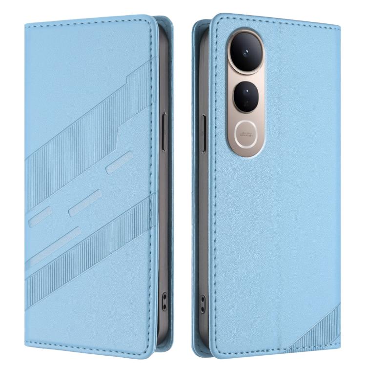 For vivo V50 Lite 5G Embossed Multi-functional Wallet Retro Leather Phone Case
