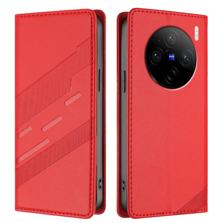 For vivo X100s 5G Global Embossed Multi-functional Wallet Retro Leather Phone Case
