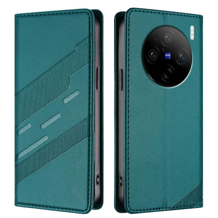 For vivo X100s 5G Global Embossed Multi-functional Wallet Retro Leather Phone Case