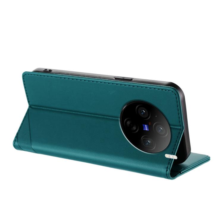 For vivo X100s 5G Global Embossed Multi-functional Wallet Retro Leather Phone Case