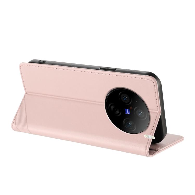 For vivo X100s 5G Global Embossed Multi-functional Wallet Retro Leather Phone Case