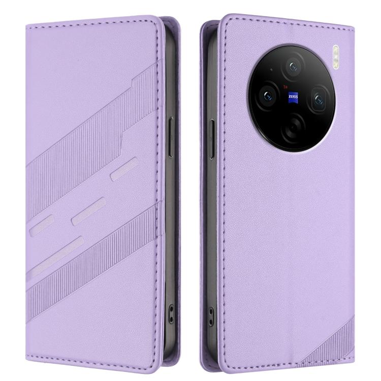 For vivo X100s 5G Global Embossed Multi-functional Wallet Retro Leather Phone Case