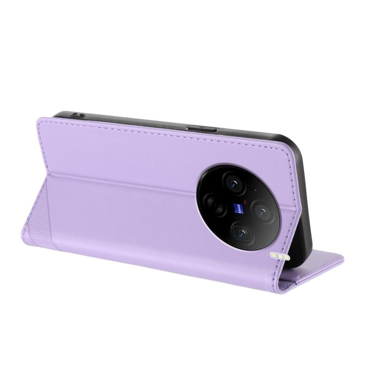 For vivo X100s 5G Global Embossed Multi-functional Wallet Retro Leather Phone Case