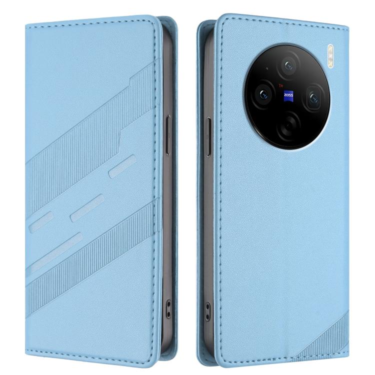 For vivo X100s 5G Global Embossed Multi-functional Wallet Retro Leather Phone Case