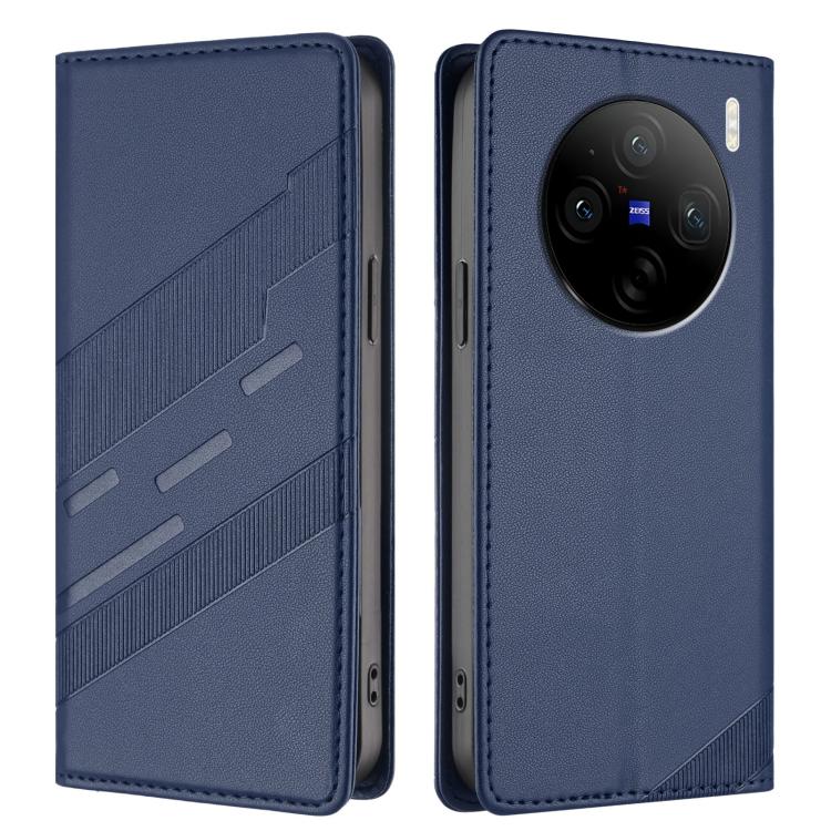 For vivo X100s 5G Global Embossed Multi-functional Wallet Retro Leather Phone Case